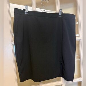 SHEIN black pencil skirt with slit - 3XL - never worn
